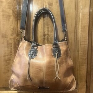 Bed Stu Bruna Stevie Purse Nectar Lux Tan Rustic Whipstitch Western Bag W Strap